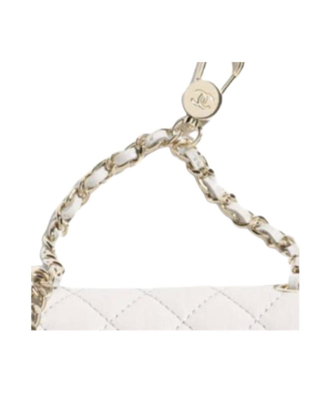 CHANEL Серый кожаный кошелек, фото 4