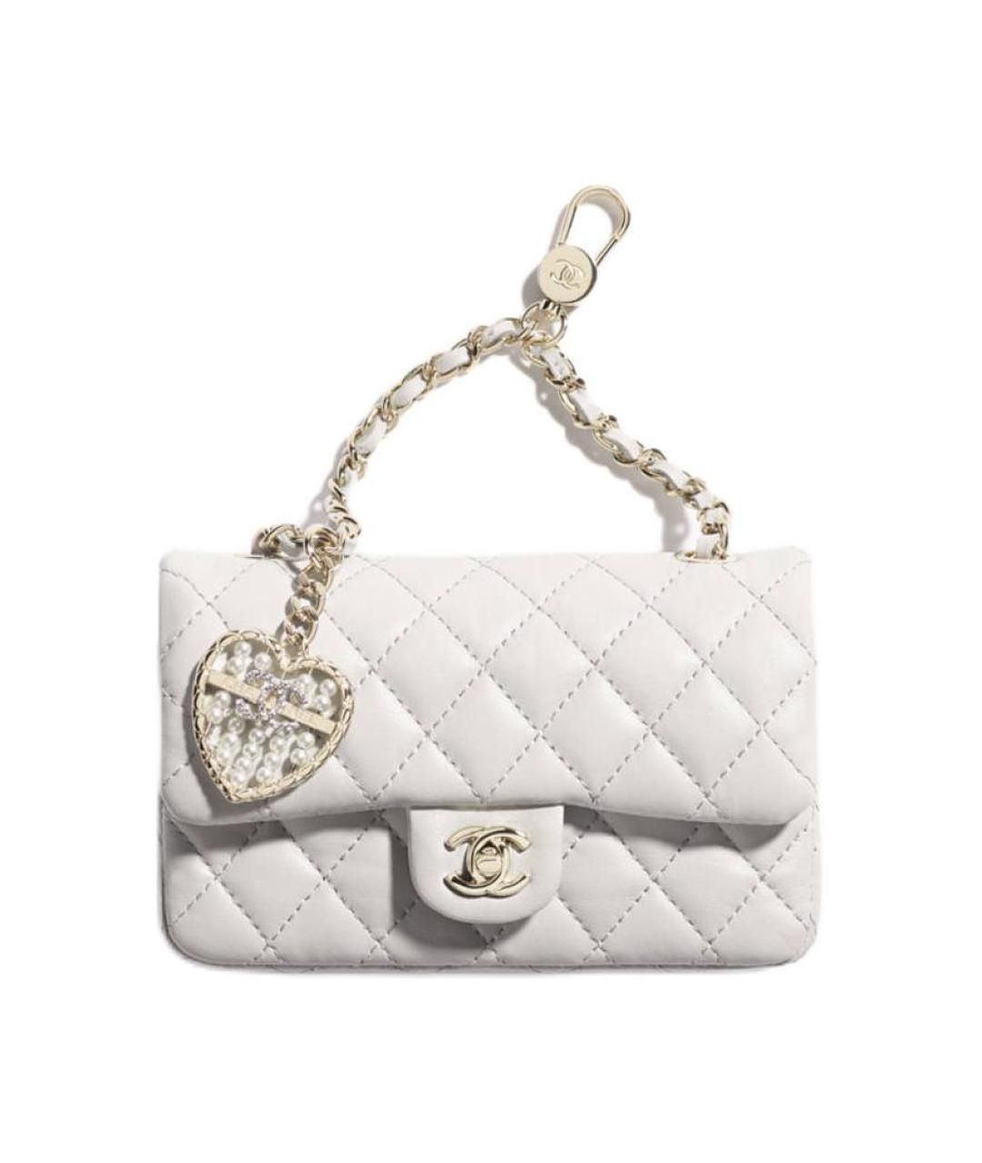 CHANEL Серый кожаный кошелек, фото 1