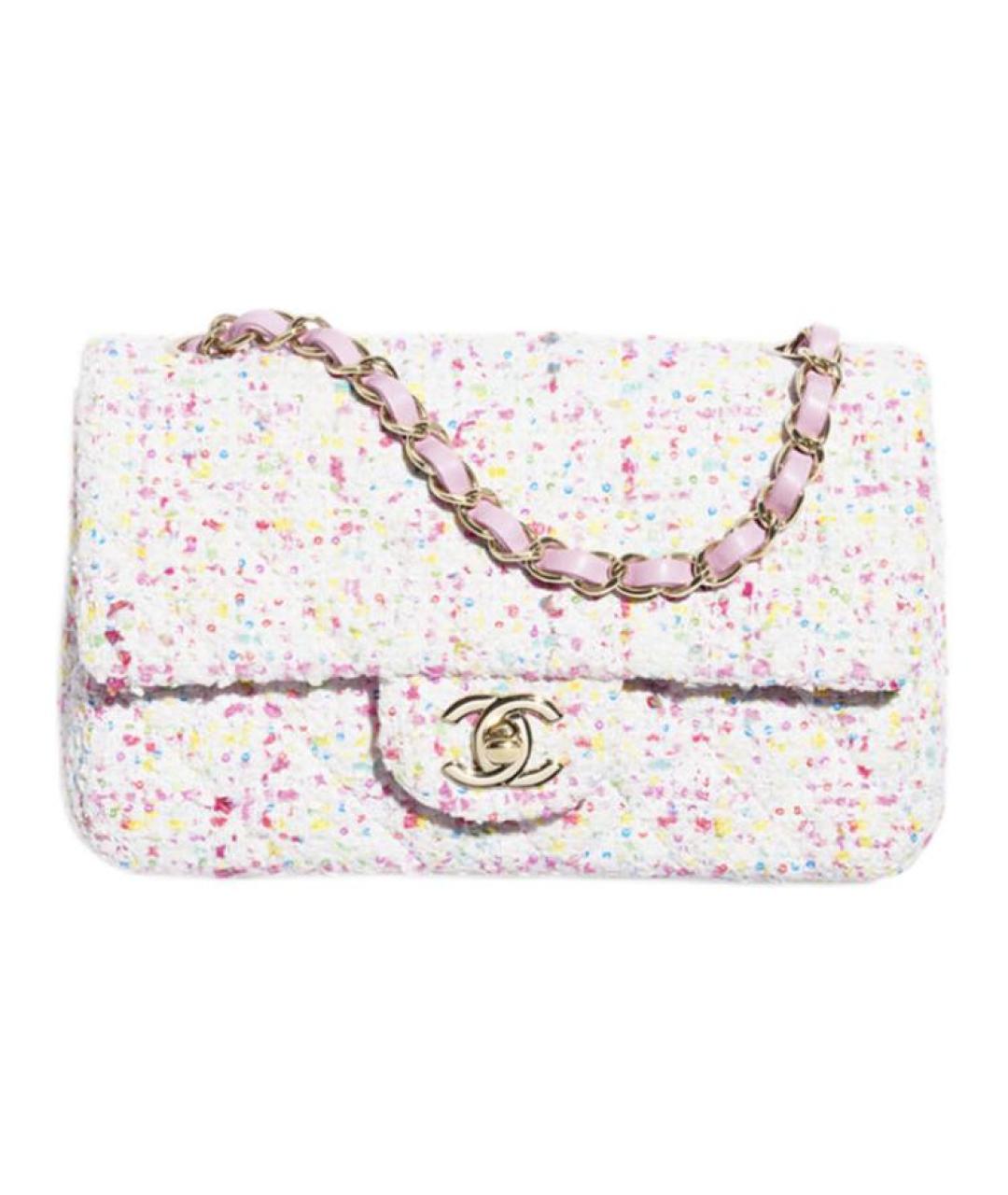 CHANEL Белая сумка через плечо, фото 1