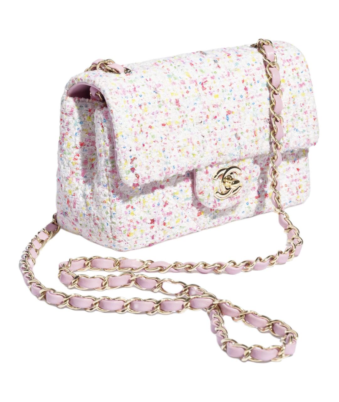 CHANEL Белая сумка через плечо, фото 2