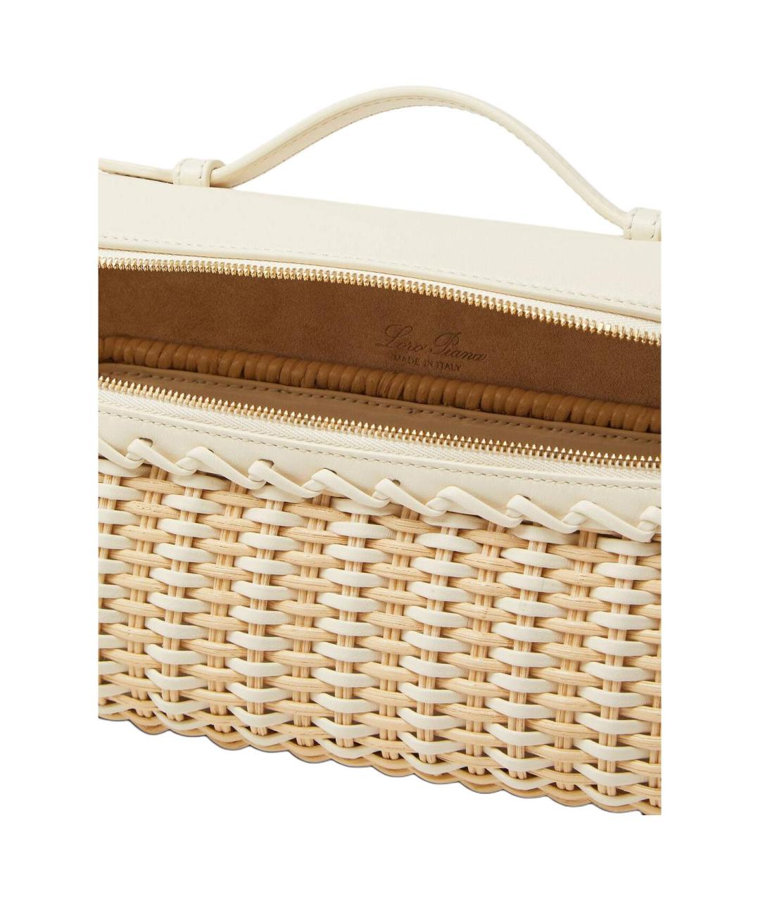 LORO PIANA Бежевая сумка через плечо, фото 4