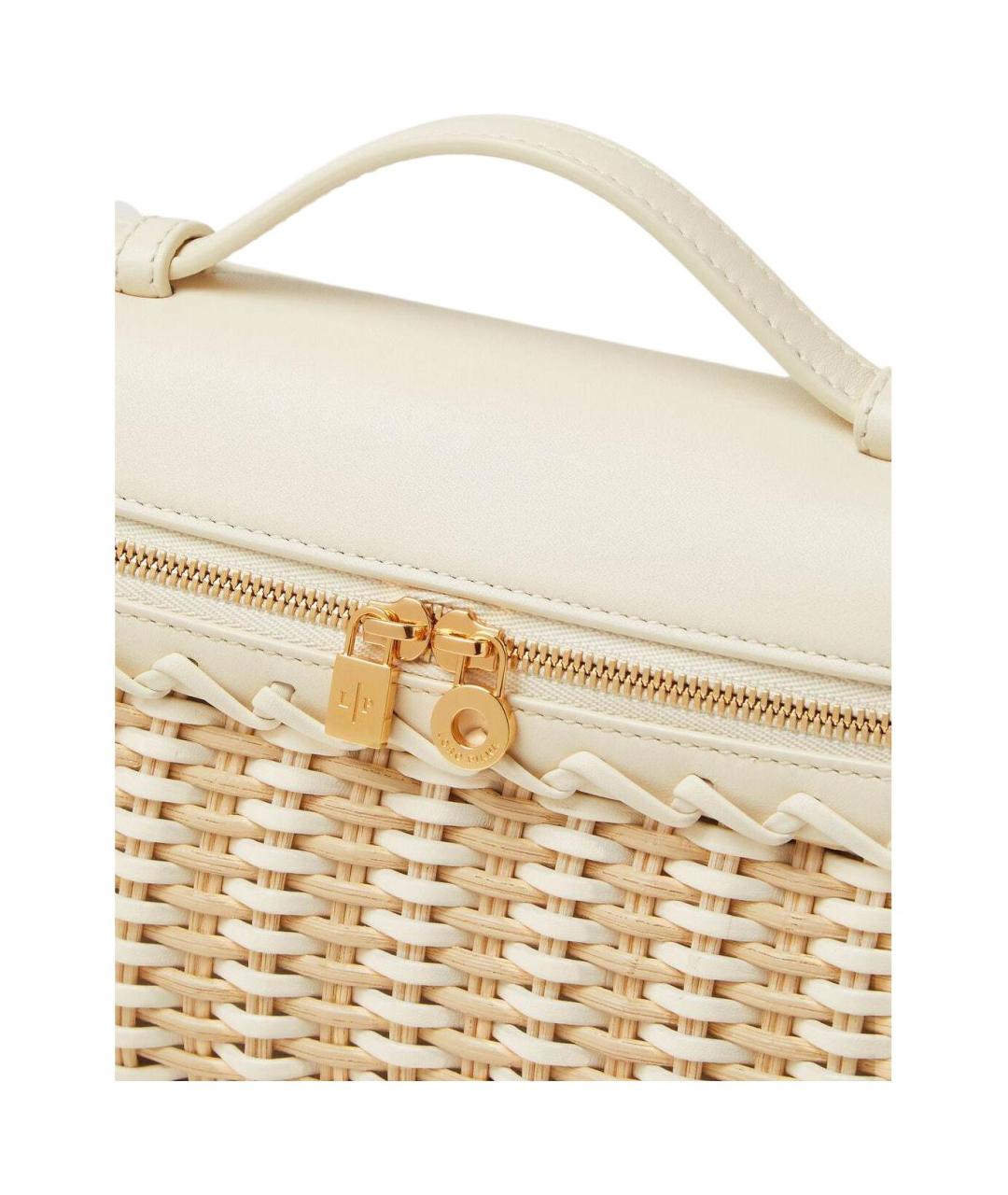 LORO PIANA Бежевая сумка через плечо, фото 3