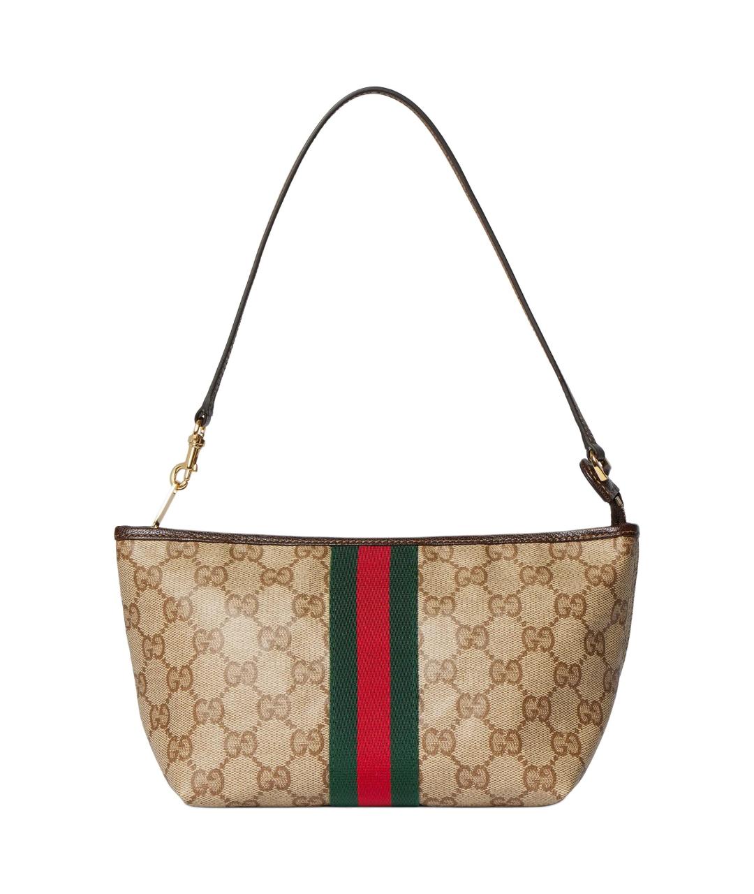 GUCCI Коричневая сумка через плечо, фото 1