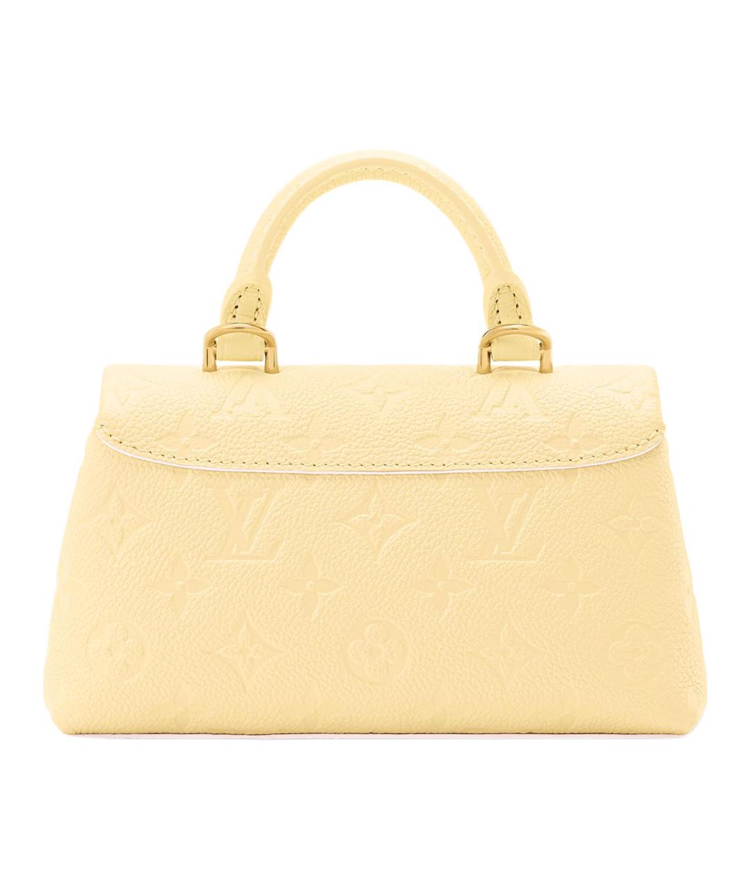 LOUIS VUITTON Желтая кожаная сумка через плечо, фото 3