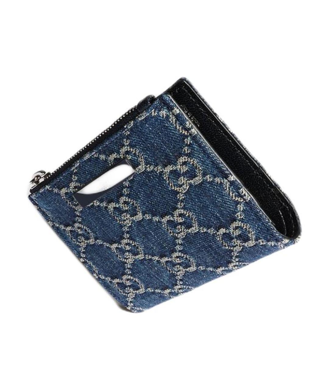 GUCCI Синий кошелек, фото 3
