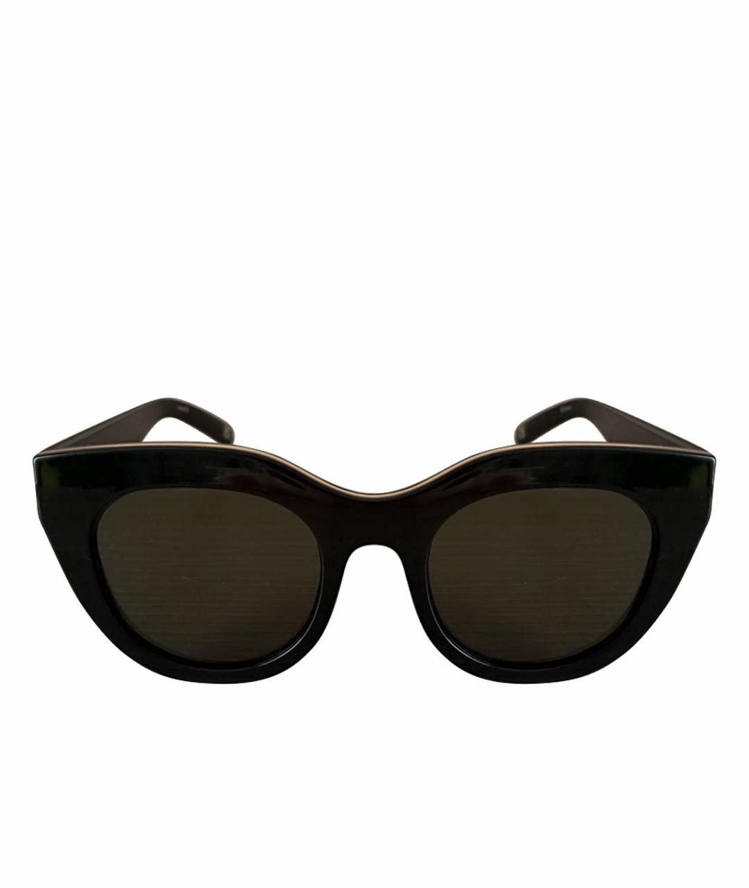 LE SPECS Черные пластиковые солнцезащитные очки, фото 1
