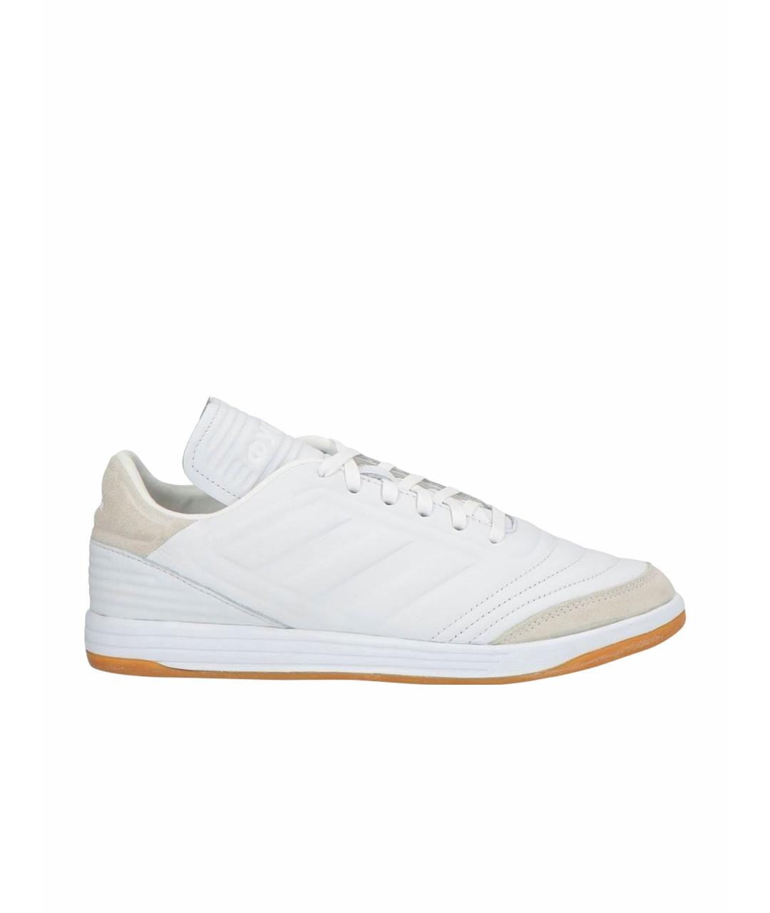 ADIDAS Белые кожаные низкие кроссовки / кеды, фото 1