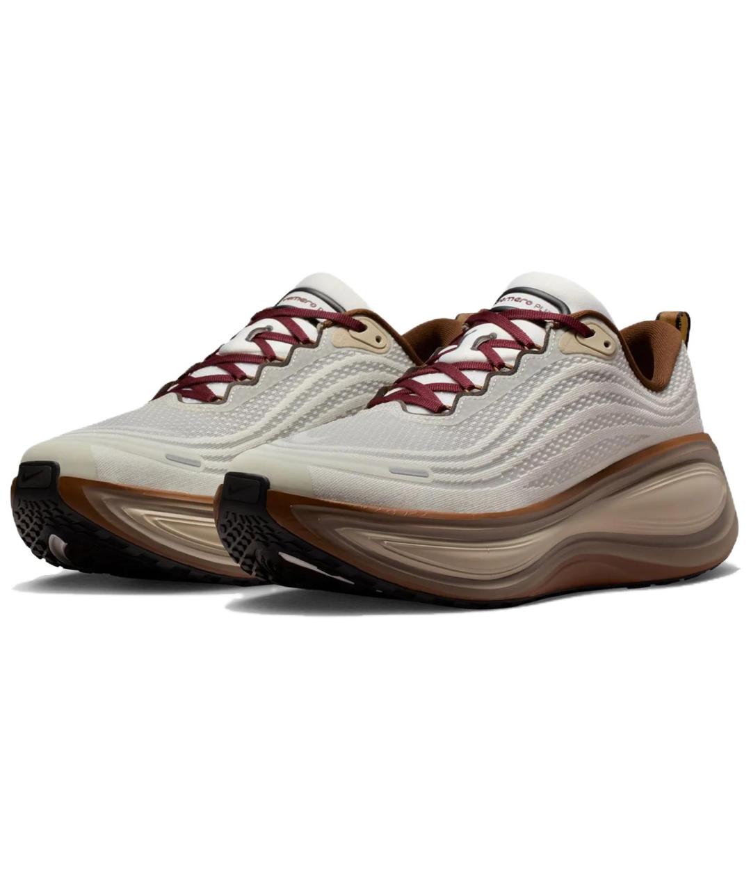 NIKE Коричневые текстильные низкие кроссовки / кеды, фото 3