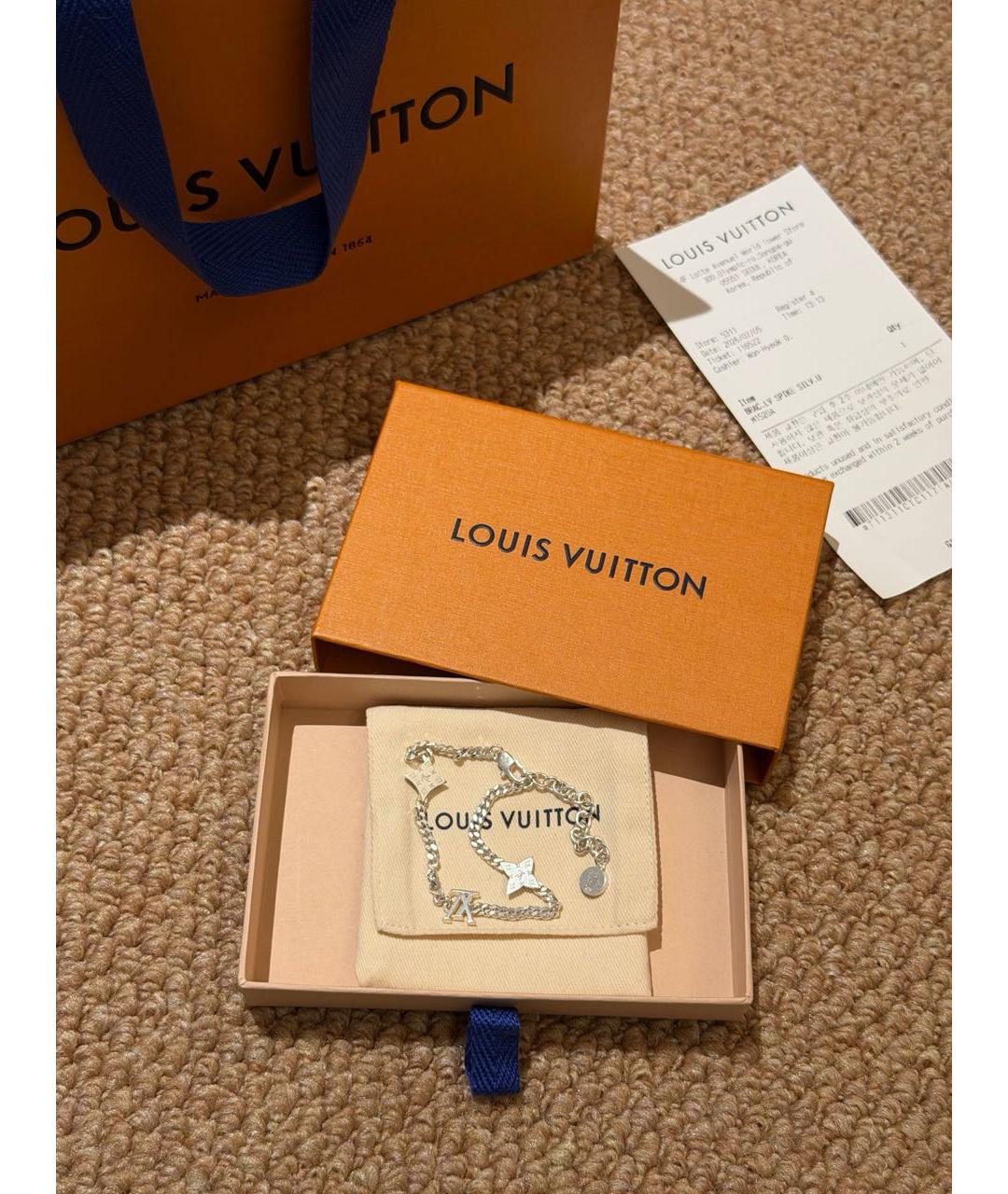 LOUIS VUITTON Серебрянный браслет, фото 2