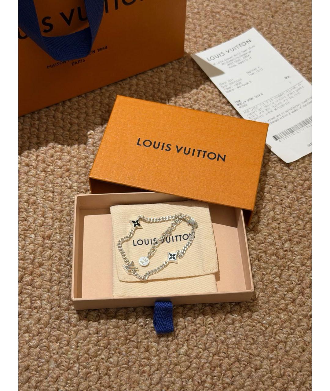 LOUIS VUITTON Серебрянный браслет, фото 8