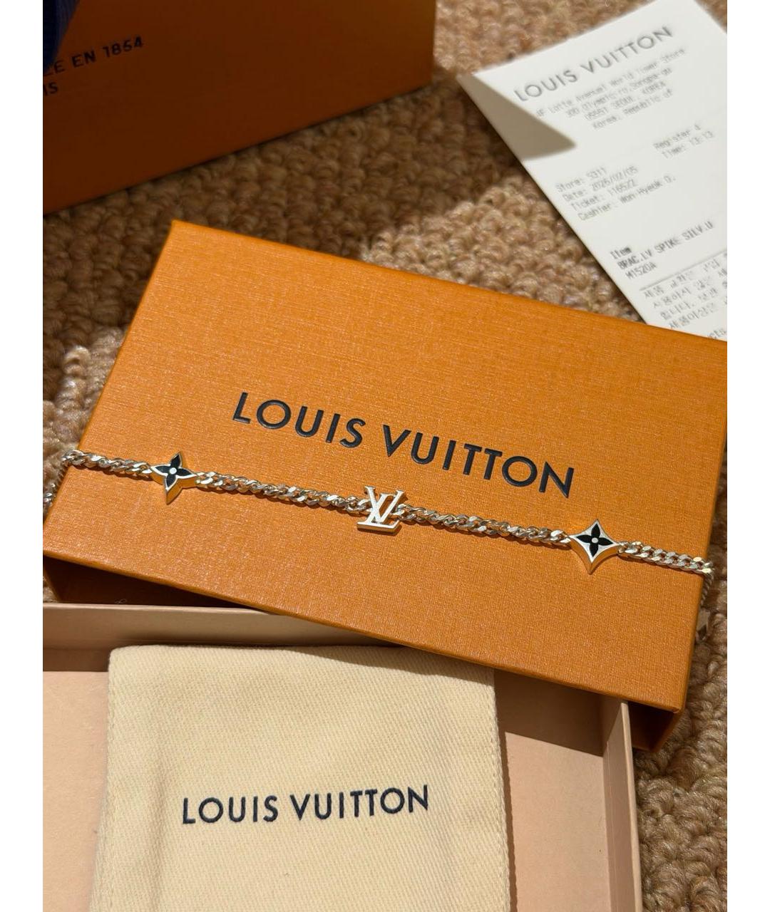 LOUIS VUITTON Серебрянный браслет, фото 3