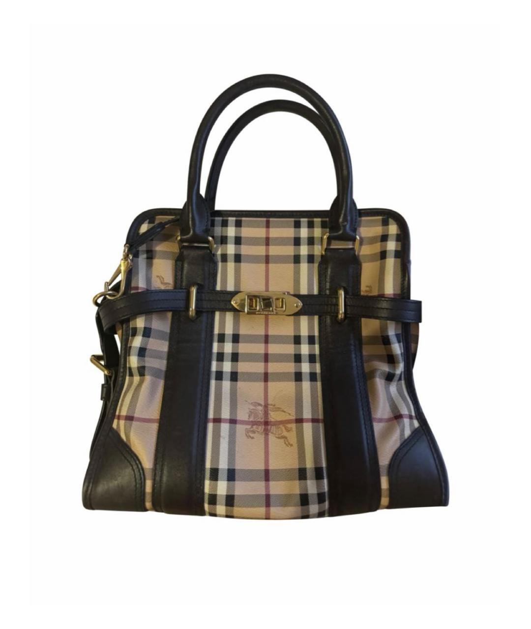 BURBERRY Бежевая кожаная сумка тоут, фото 8