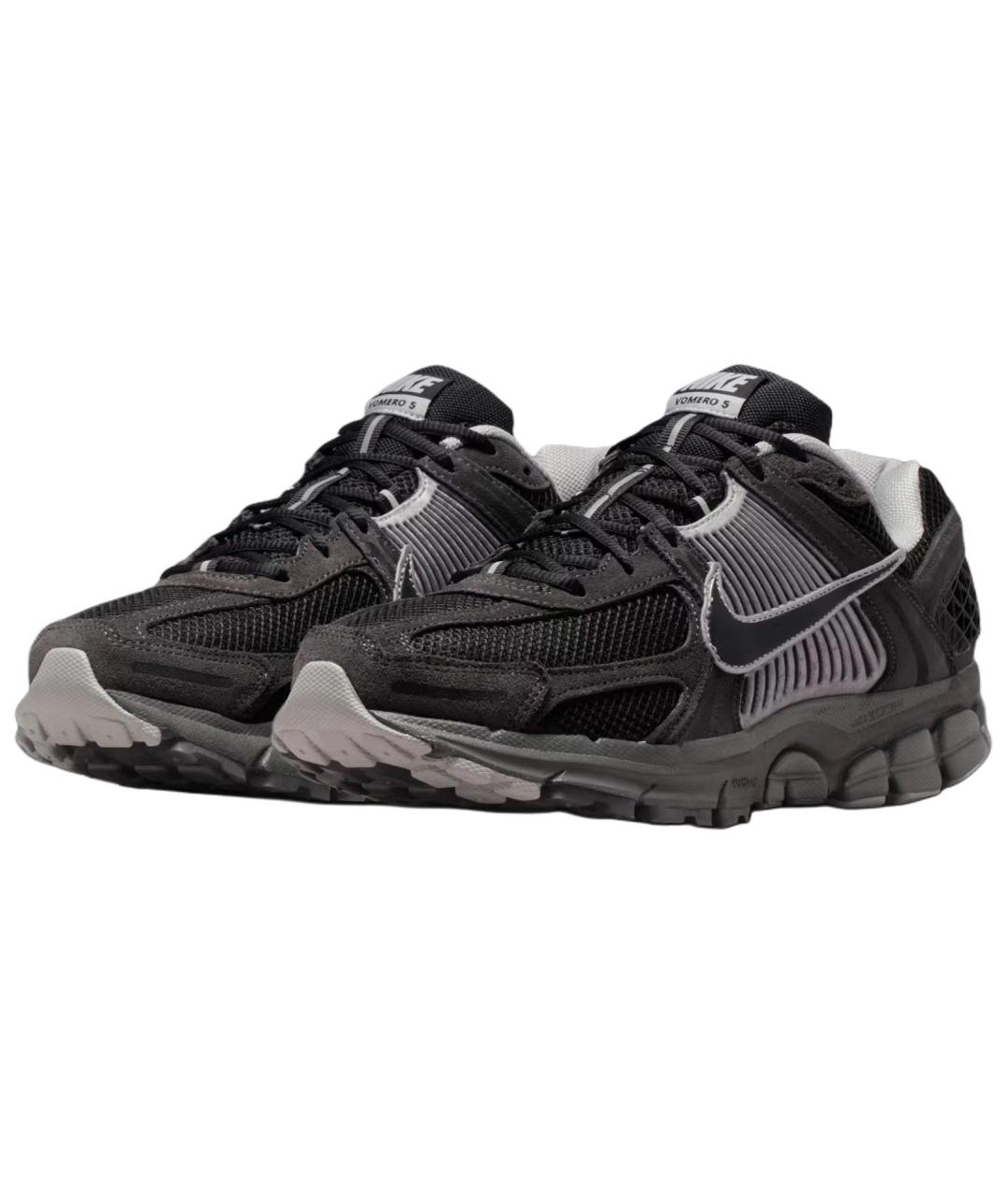 NIKE Черные низкие кроссовки / кеды, фото 4