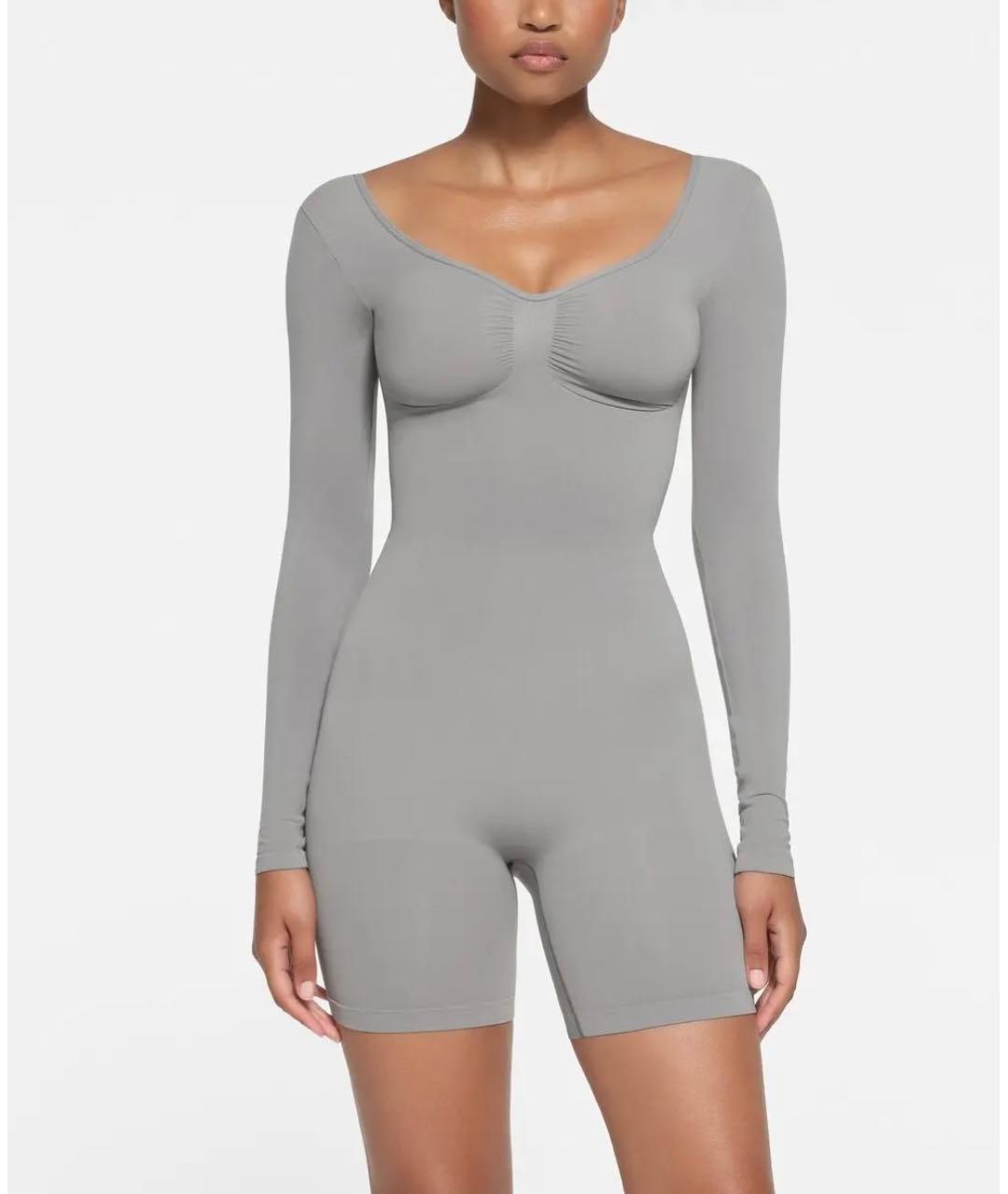 SKIMS Серый комбинезон, фото 2