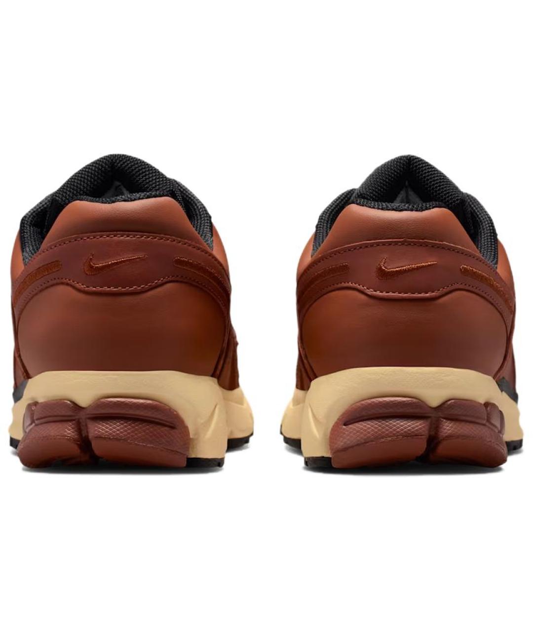 NIKE Коричневые кожаные кроссовки, фото 6