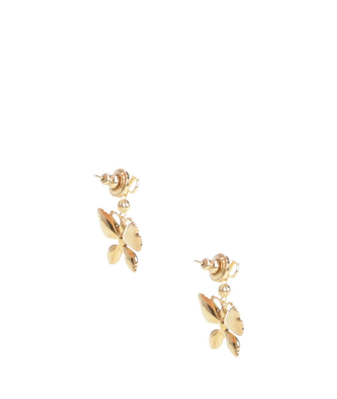 VALENTINO Золотые латунные серьги, фото 2