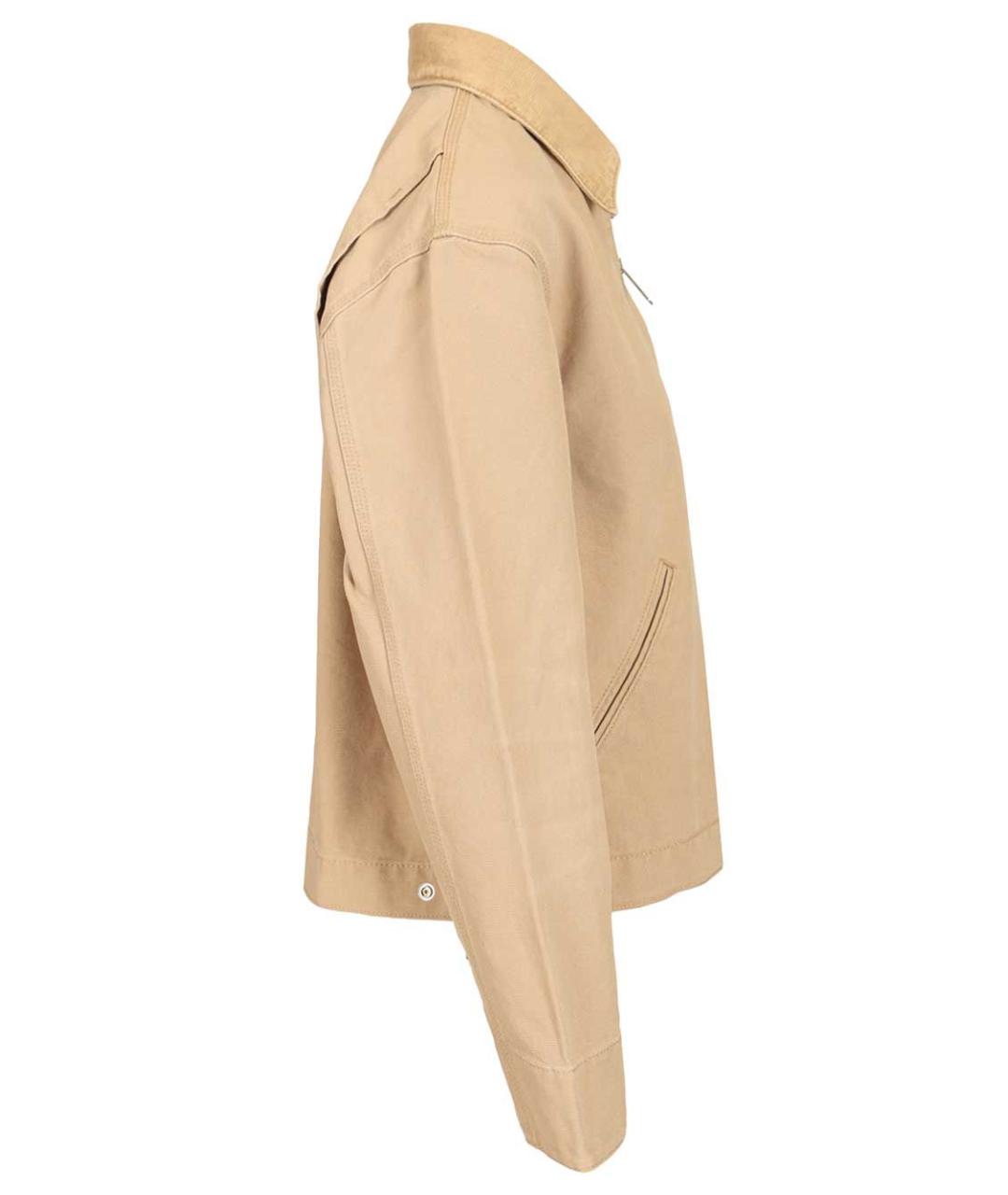 CARHARTT WIP Бежевая хлопковая куртка, фото 3