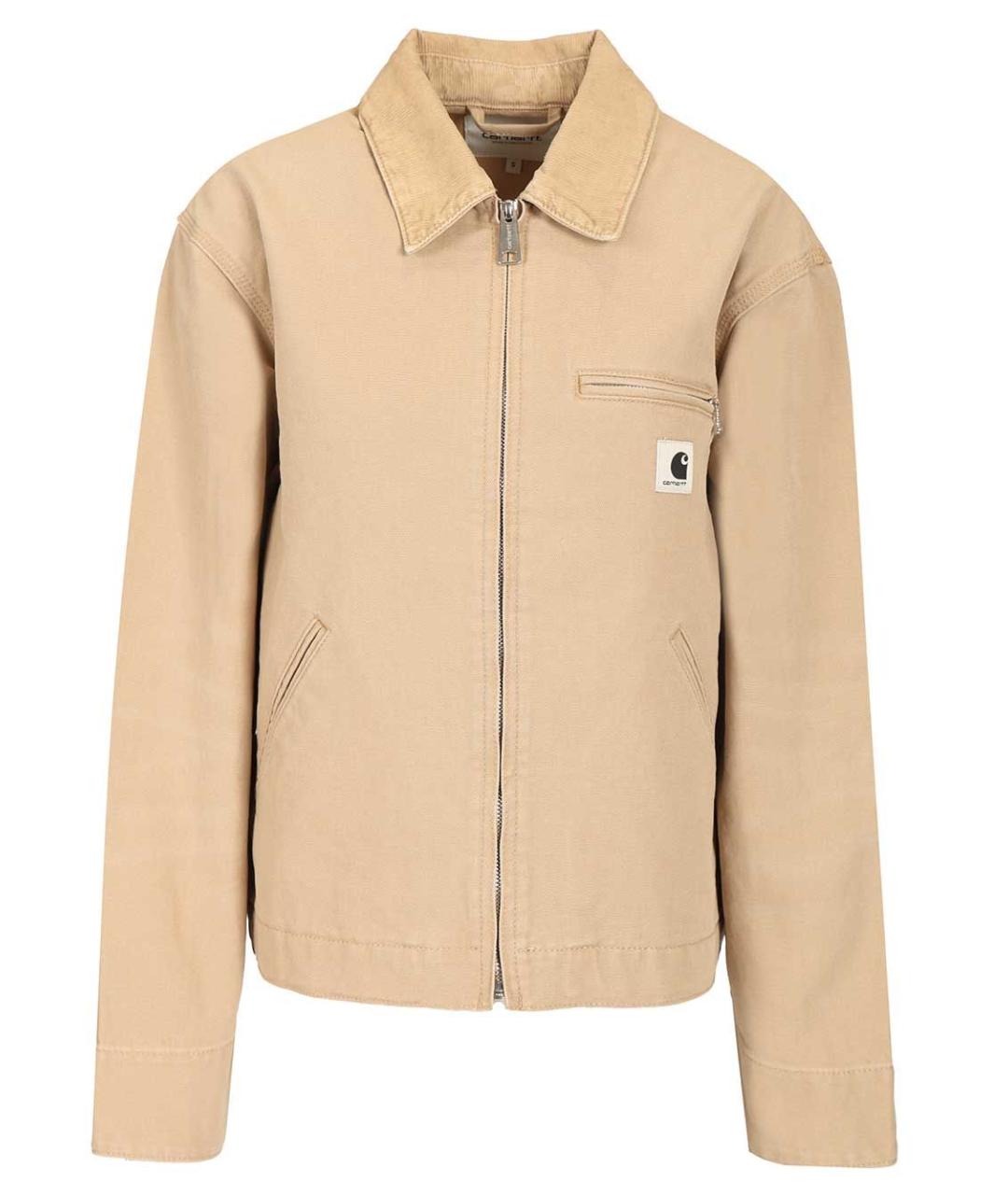 CARHARTT WIP Бежевая хлопковая куртка, фото 1