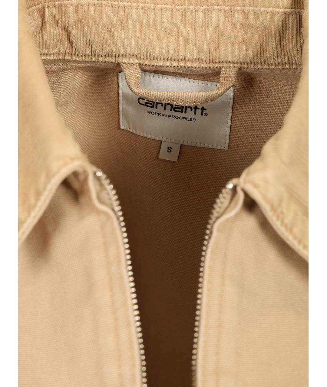 CARHARTT WIP Бежевая хлопковая куртка, фото 6