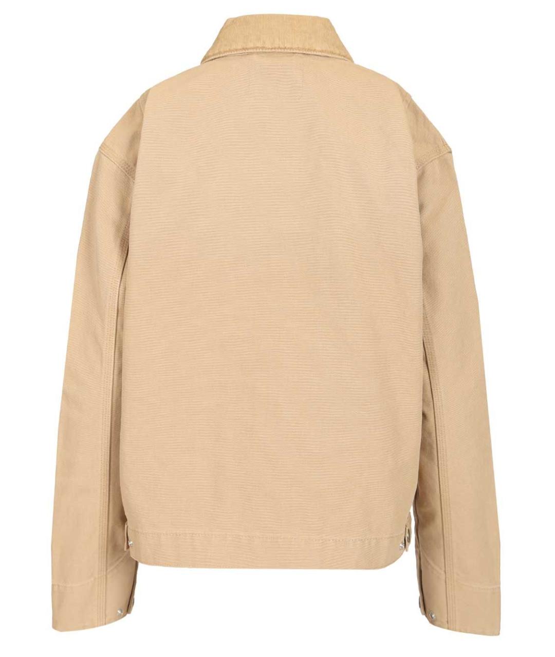 CARHARTT WIP Бежевая хлопковая куртка, фото 2