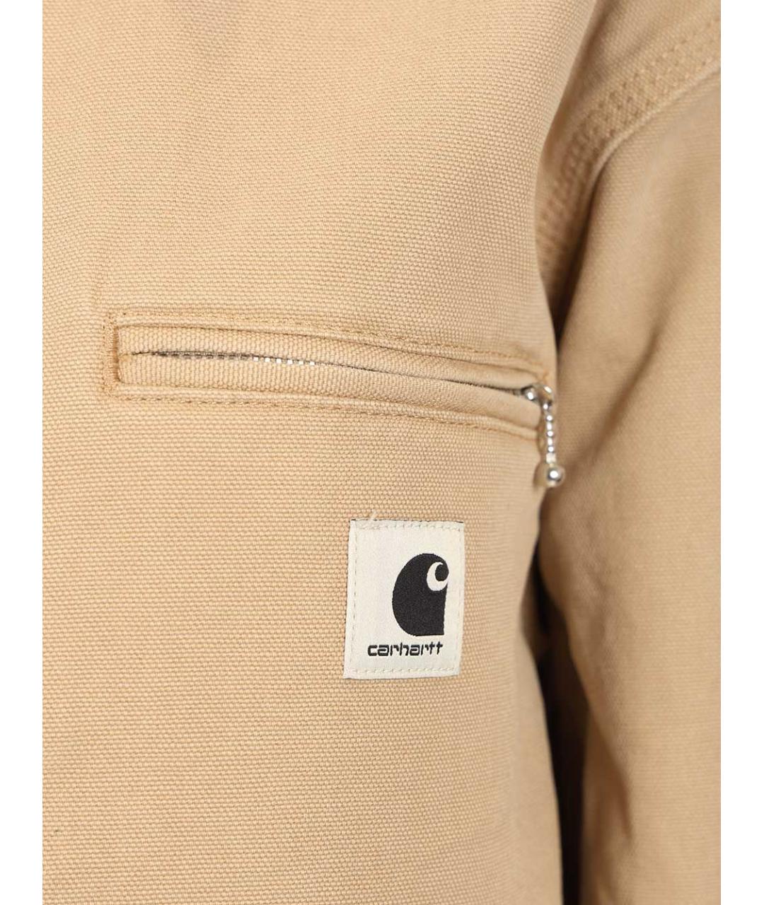 CARHARTT WIP Бежевая хлопковая куртка, фото 4