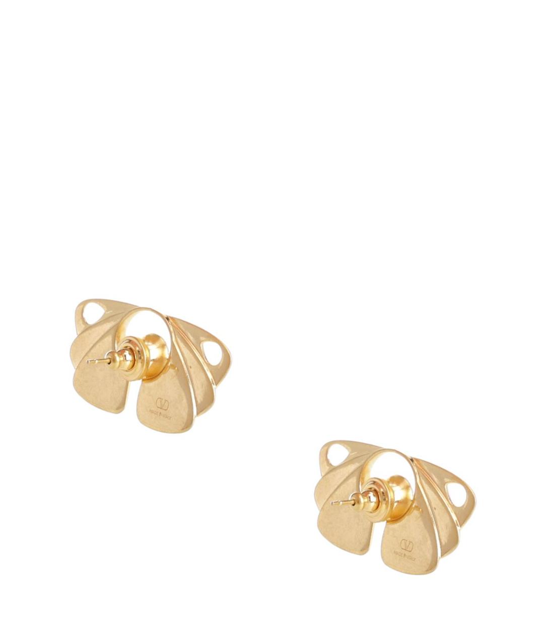 VALENTINO Золотые латунные серьги, фото 2
