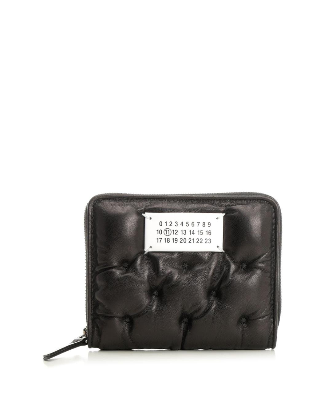 MAISON MARGIELA Черный кожаный кошелек, фото 1