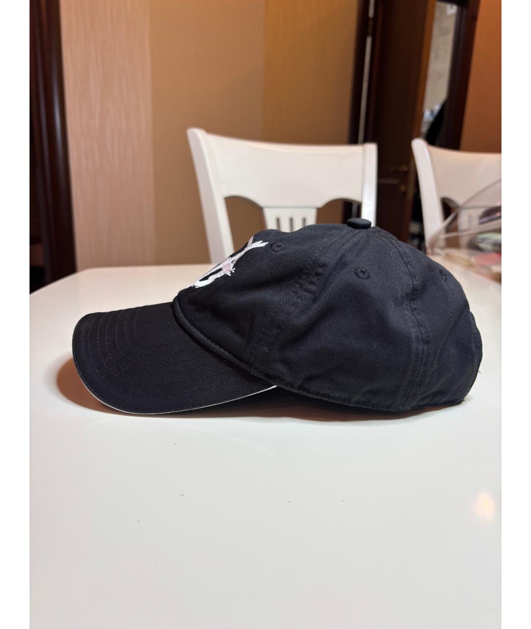 VETEMENTS Черная хлопковая кепка, фото 3