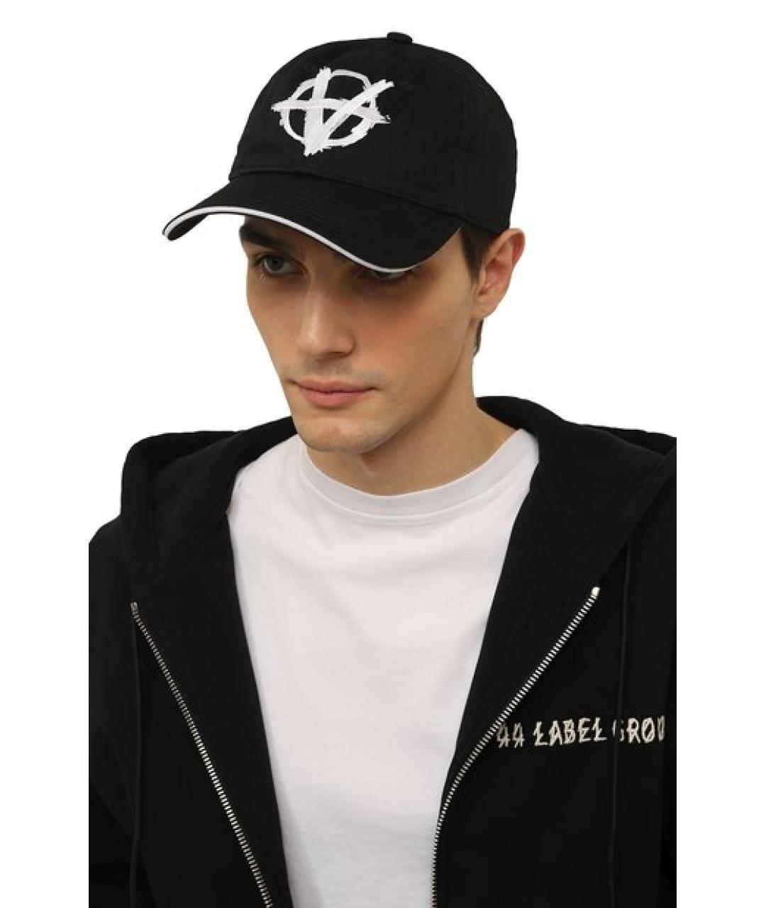 VETEMENTS Черная хлопковая кепка, фото 6