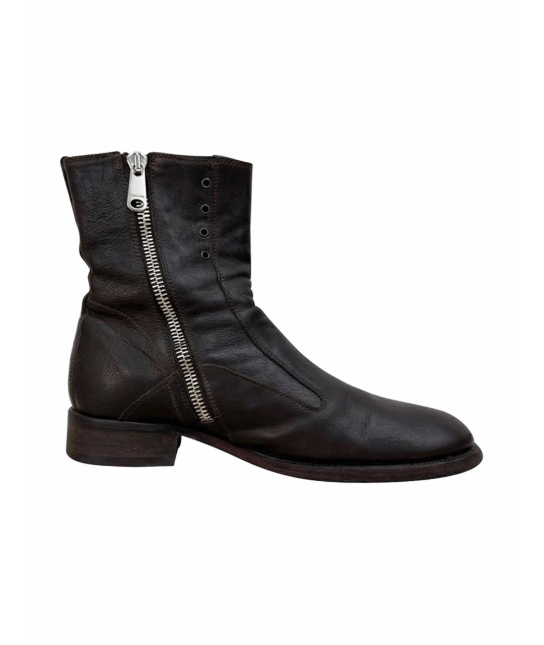 CHRISTIAN DIOR Кожаные низкие ботинки, фото 1