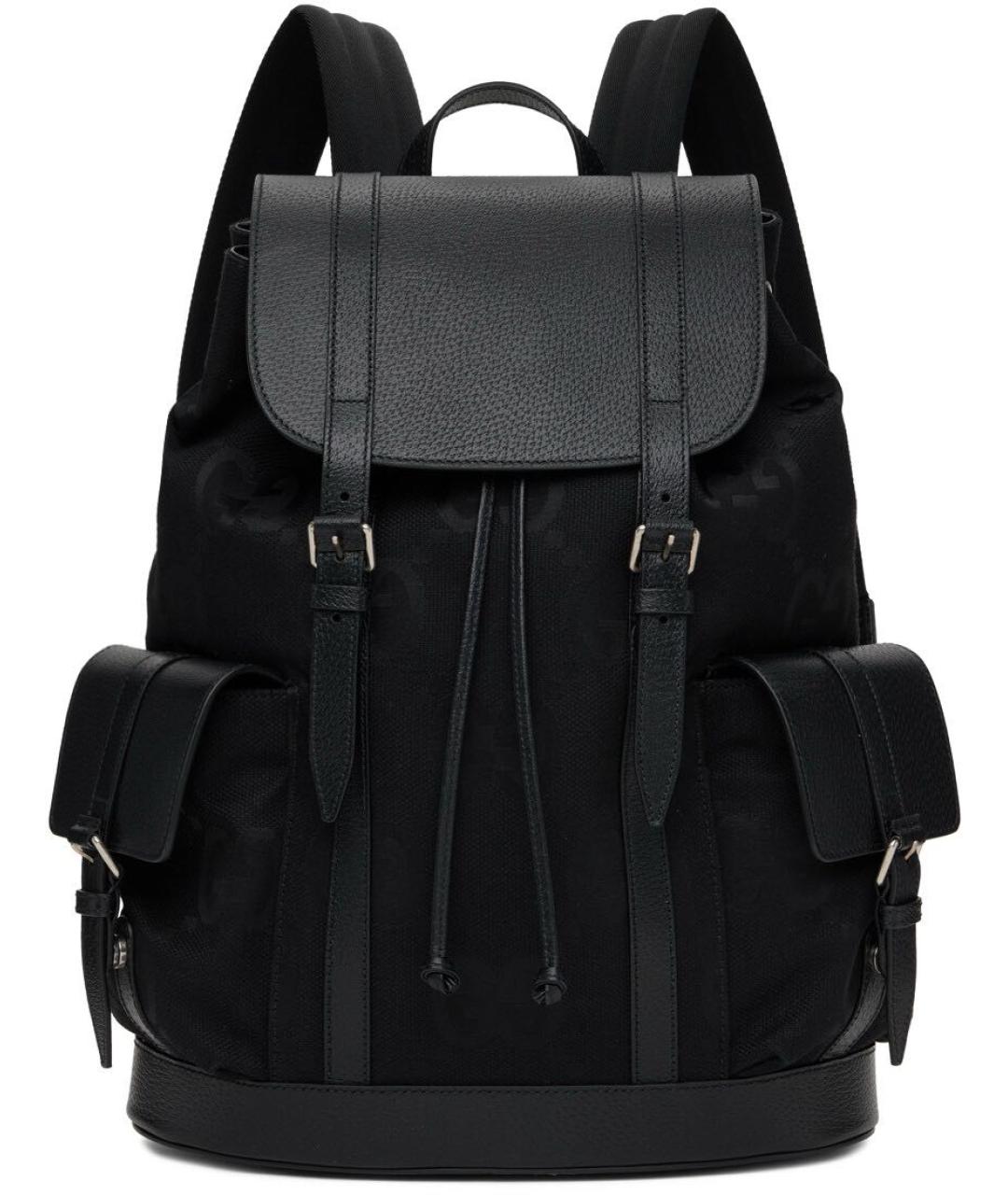 GUCCI Черный тканевый рюкзак, фото 9