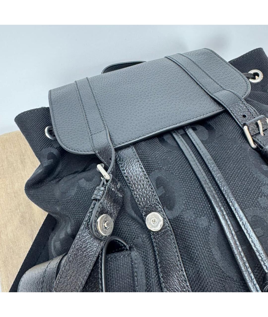GUCCI Черный тканевый рюкзак, фото 6