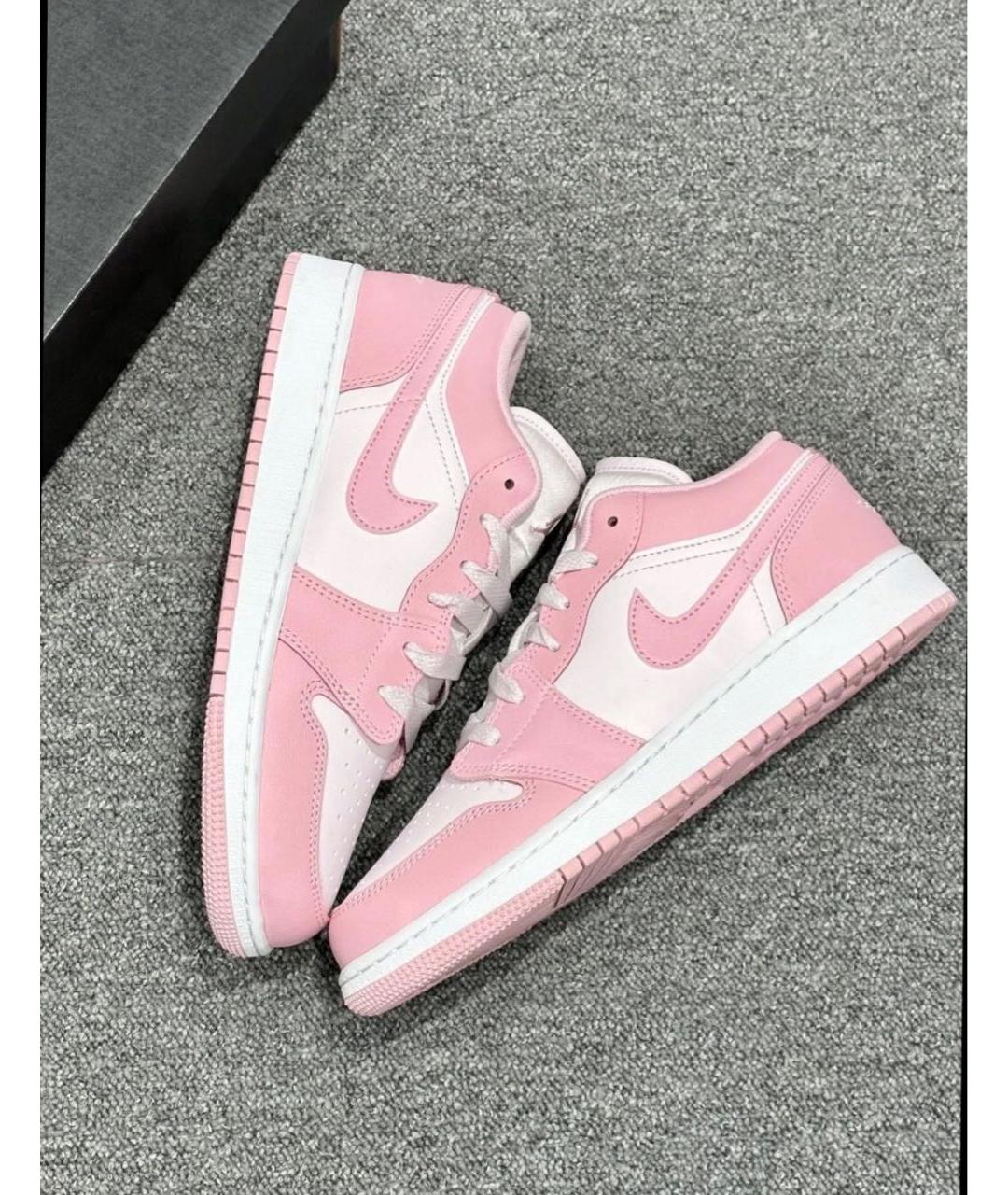 JORDAN Розовые кожаные кроссовки, фото 7