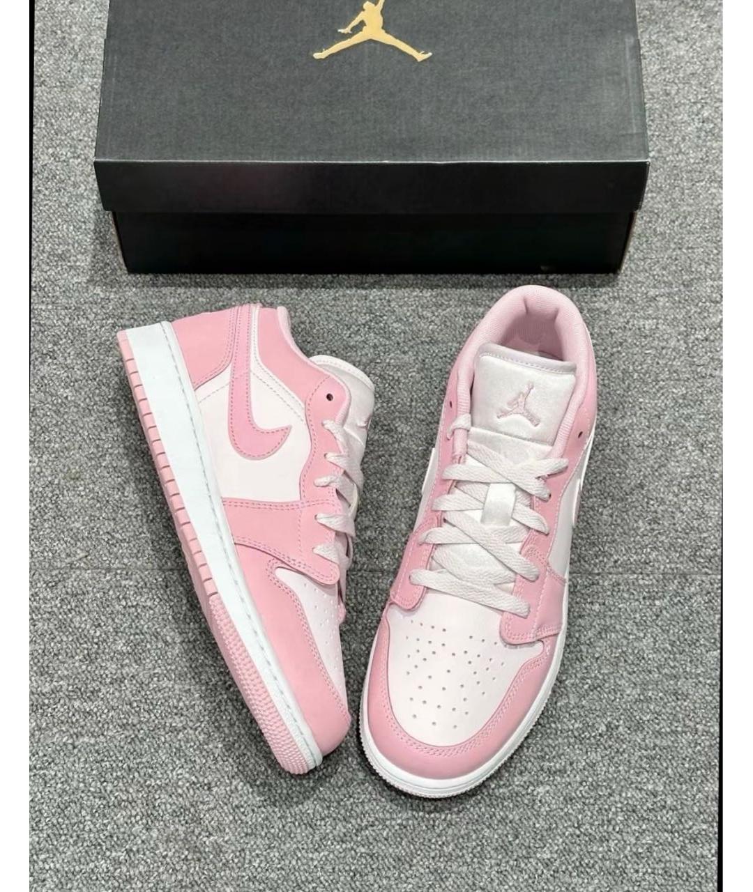 JORDAN Розовые кожаные кроссовки, фото 6