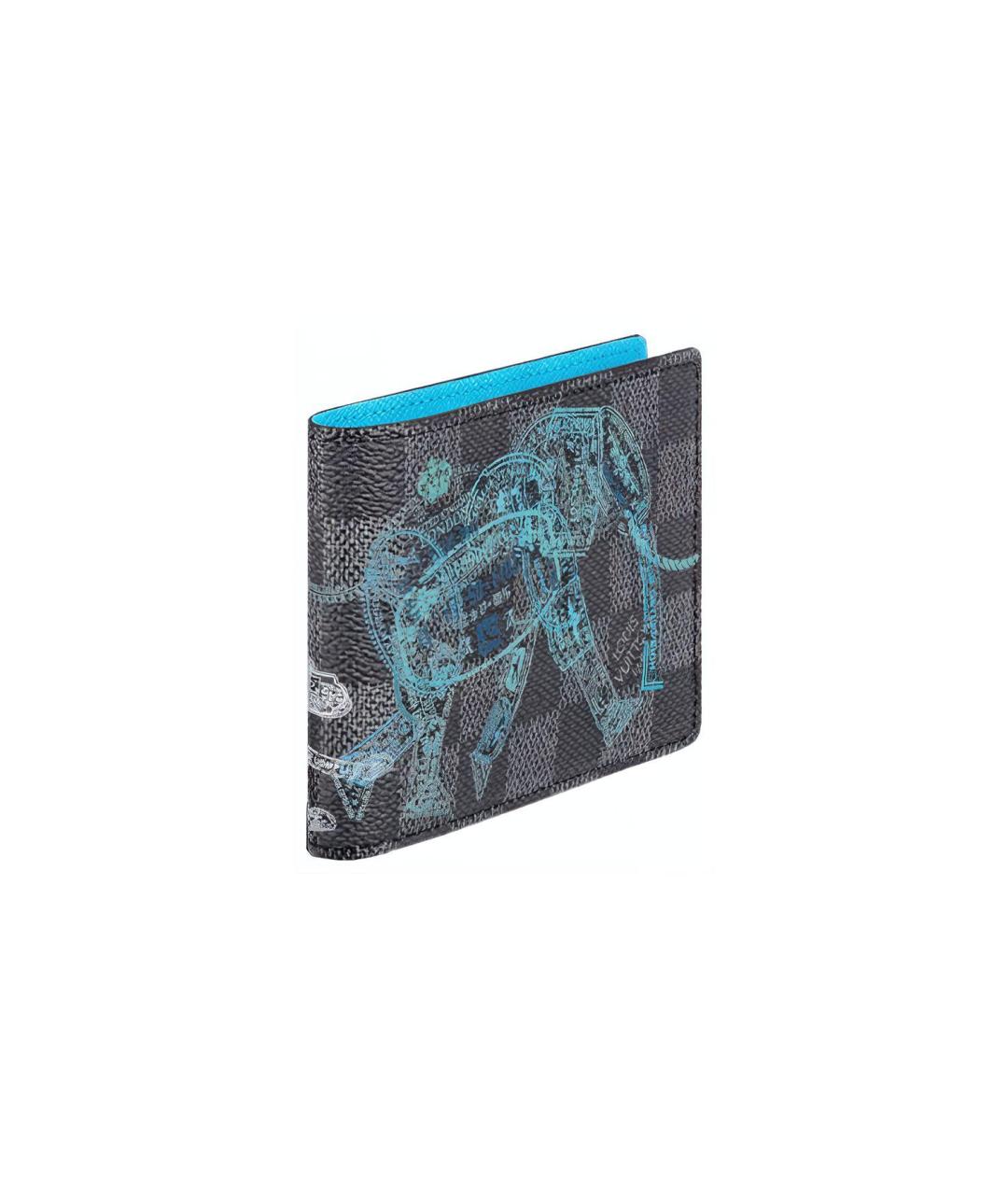 LOUIS VUITTON Синий кошелек, фото 2