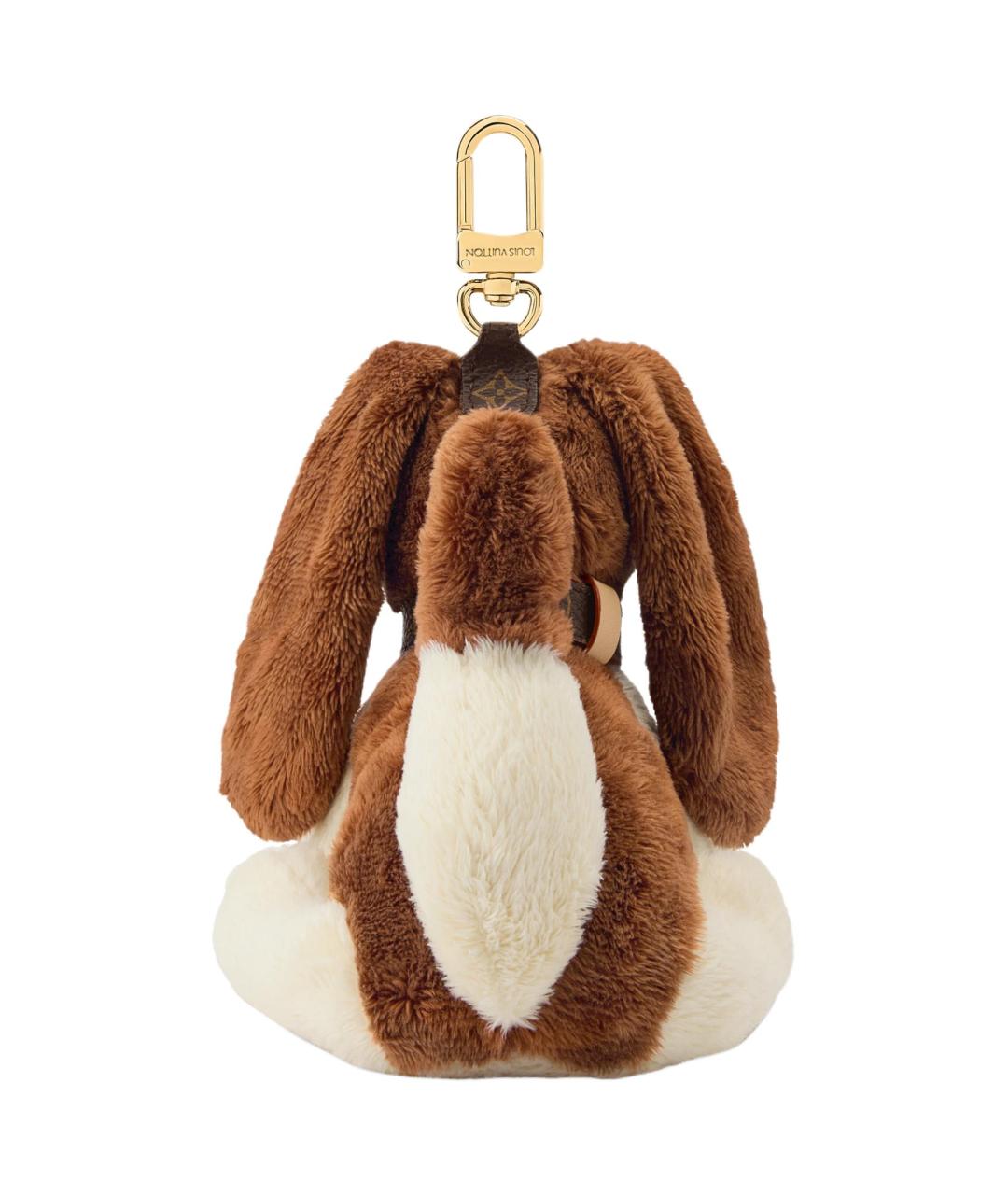 LOUIS VUITTON Коричневый брелок, фото 2