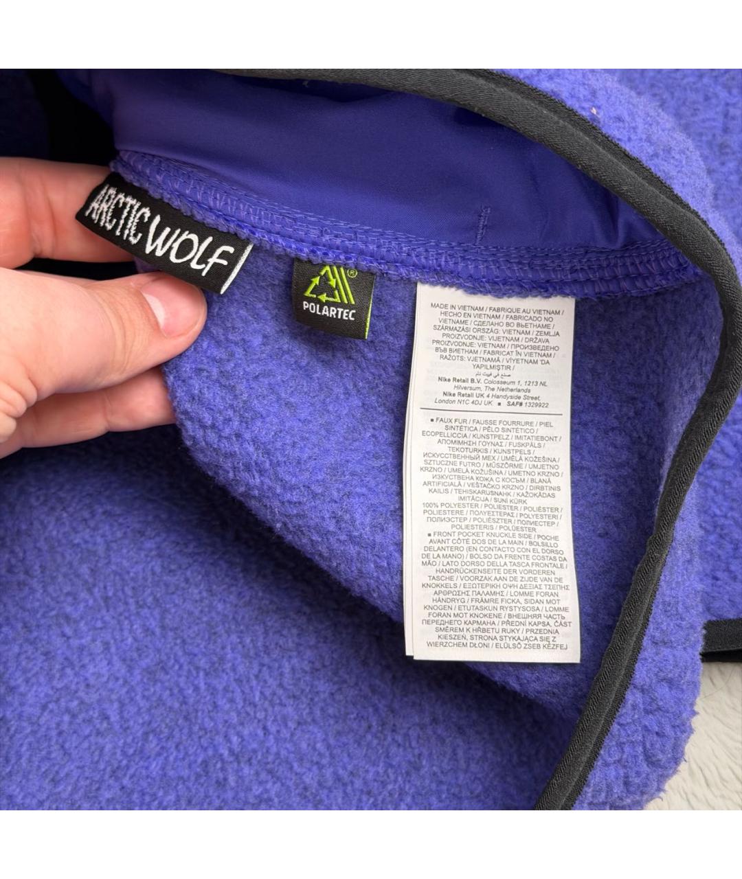 NIKE ACG Фиолетовая полиэстеровая куртка, фото 7