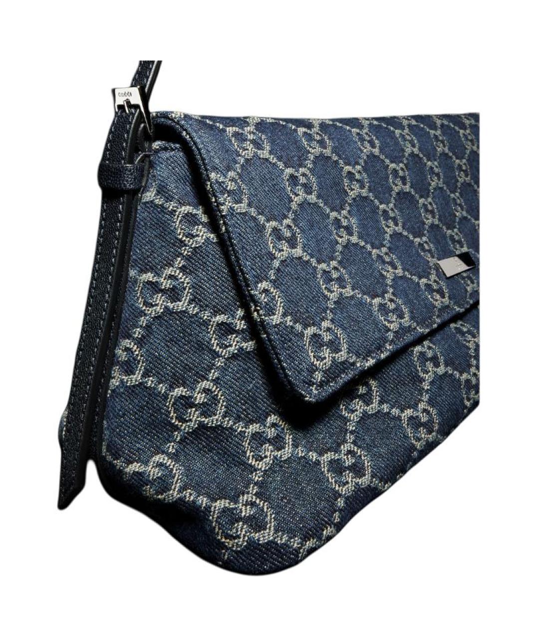 GUCCI Синяя сумка через плечо, фото 5