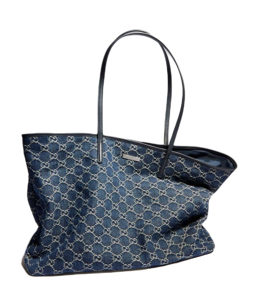 GUCCI Темно-синяя сумка через плечо, фото 5