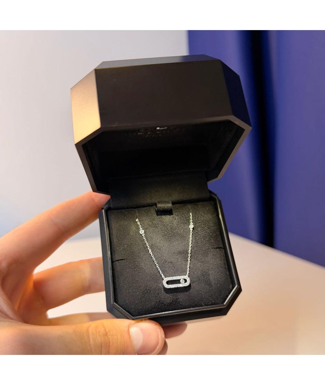 MESSIKA Антрацитовое колье из белого золота, фото 2