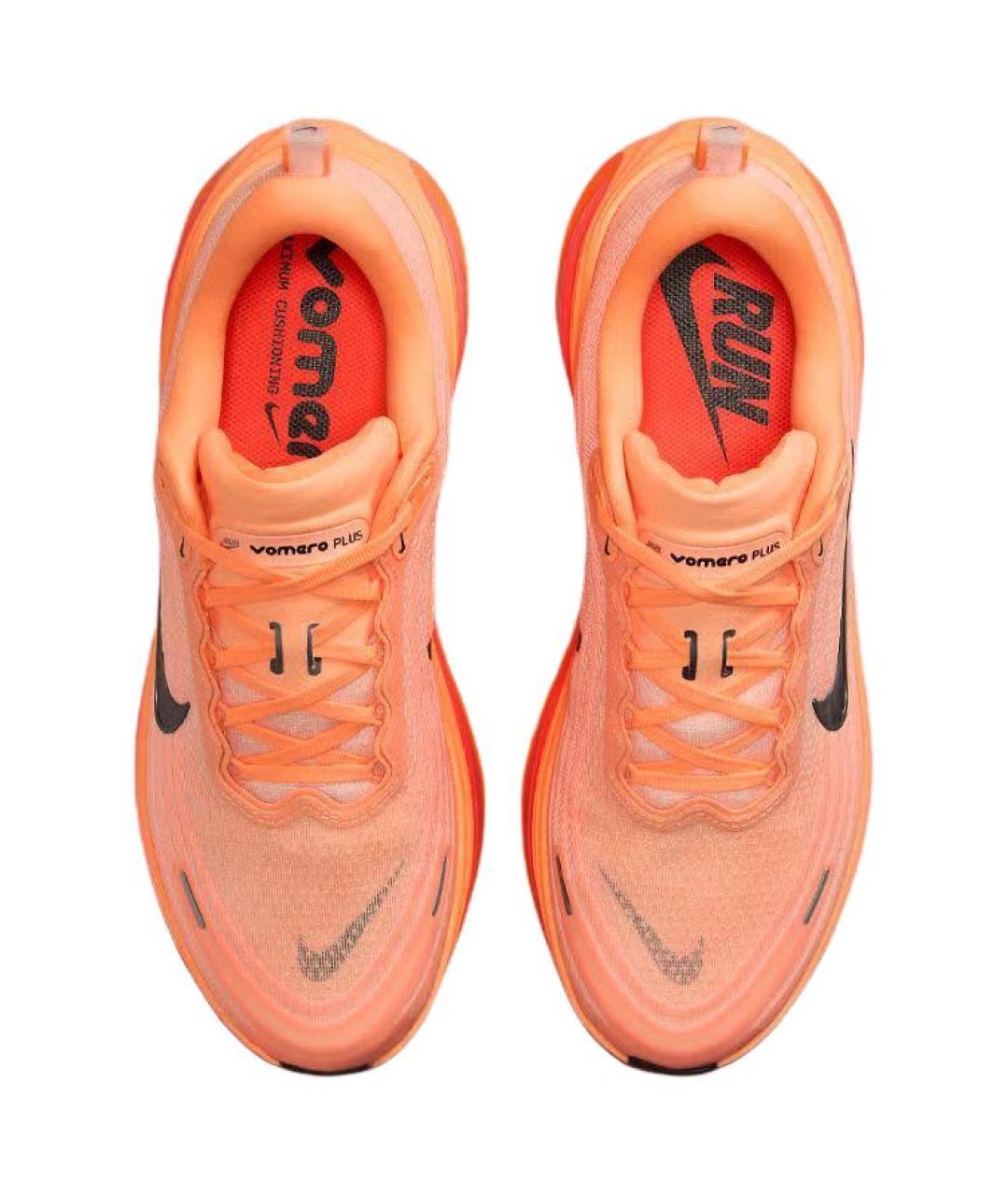 NIKE Оранжевое низкие кроссовки / кеды, фото 4