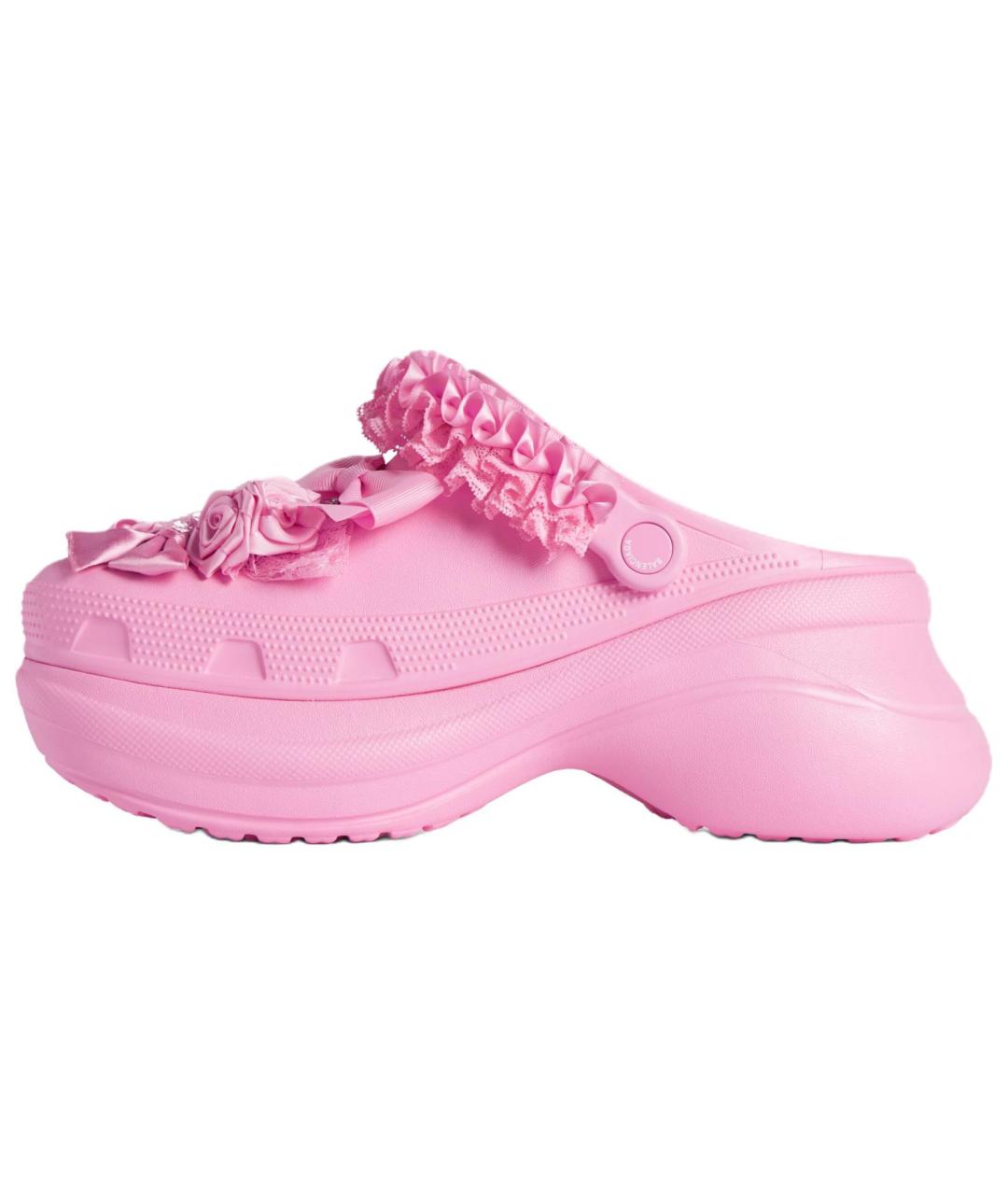 BALENCIAGA Розовые сабо, фото 3