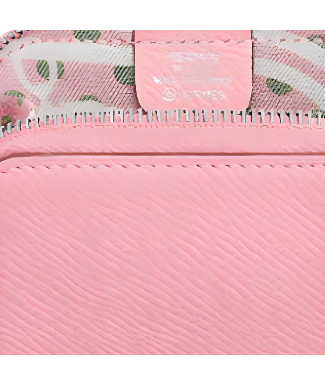 HERMES Розовый кожаный кошелек, фото 3