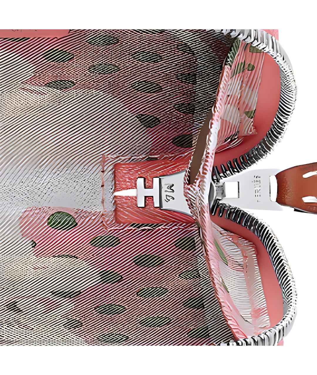 HERMES Розовый кожаный кошелек, фото 4