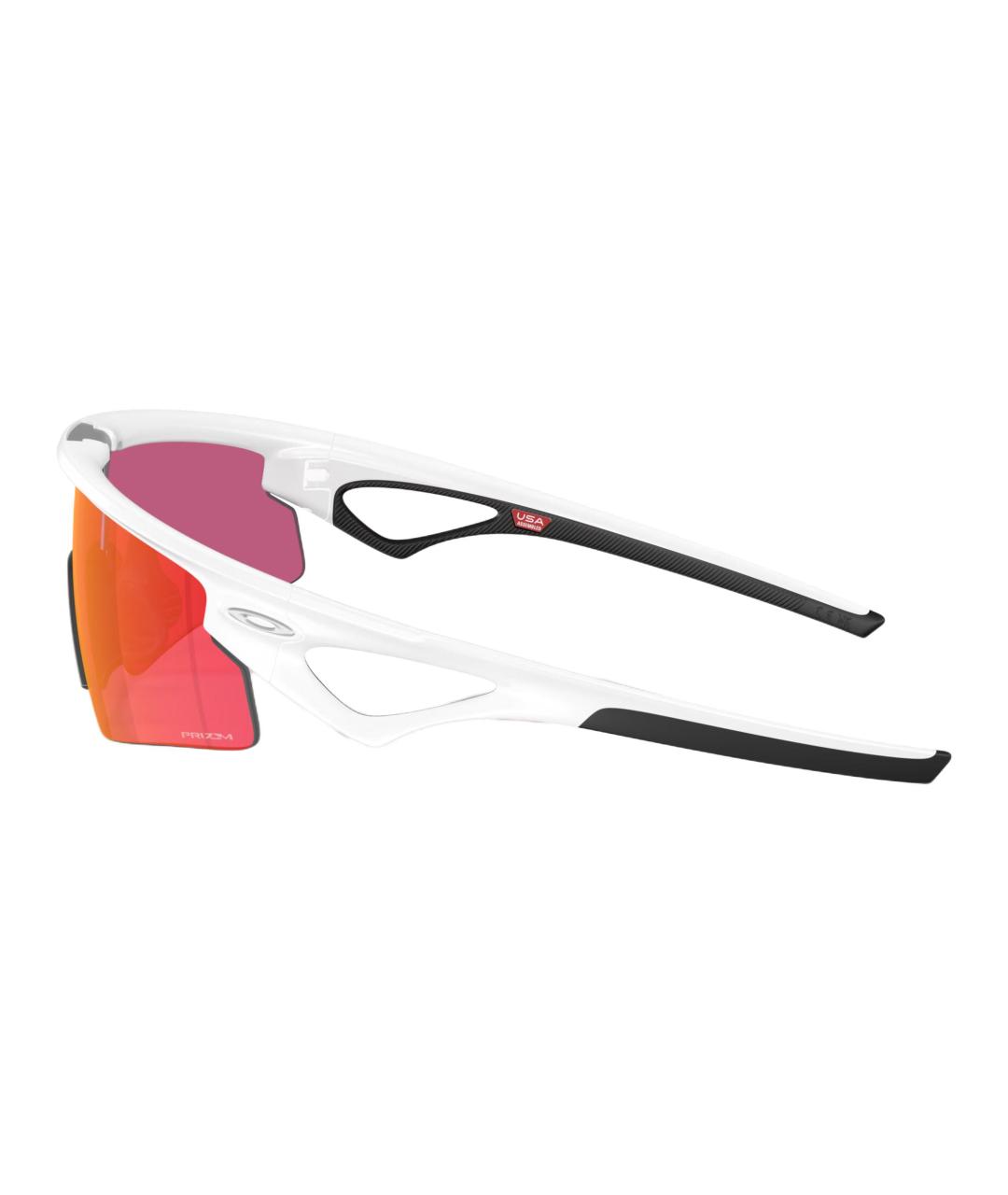 OAKLEY Белые пластиковые солнцезащитные очки, фото 5