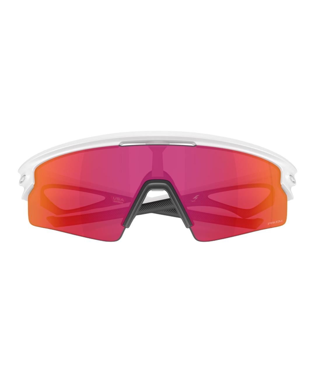 OAKLEY Белые пластиковые солнцезащитные очки, фото 3