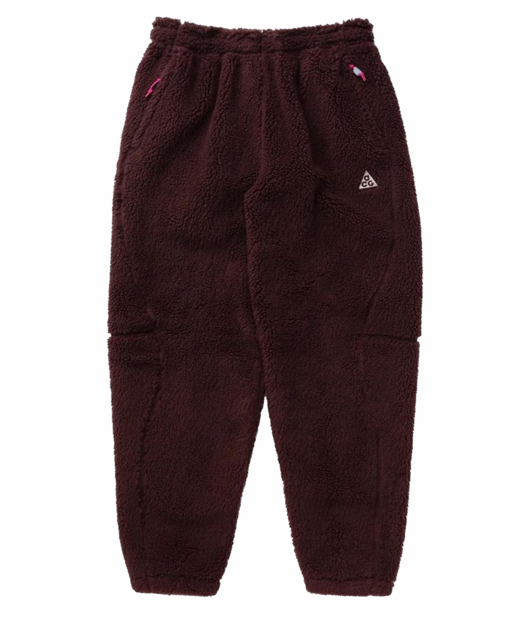 NIKE ACG Бордовые полиэстеровые повседневные брюки, фото 9
