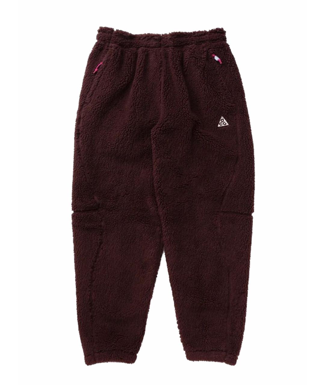 NIKE ACG Бордовые полиэстеровые повседневные брюки, фото 1