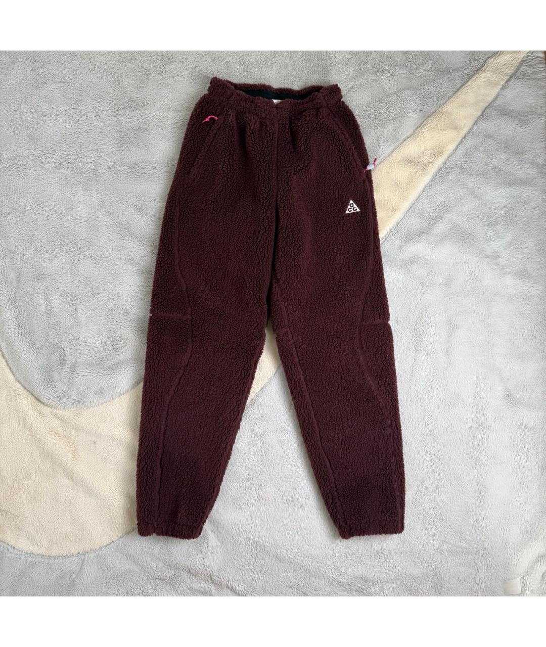 NIKE ACG Бордовые полиэстеровые повседневные брюки, фото 2