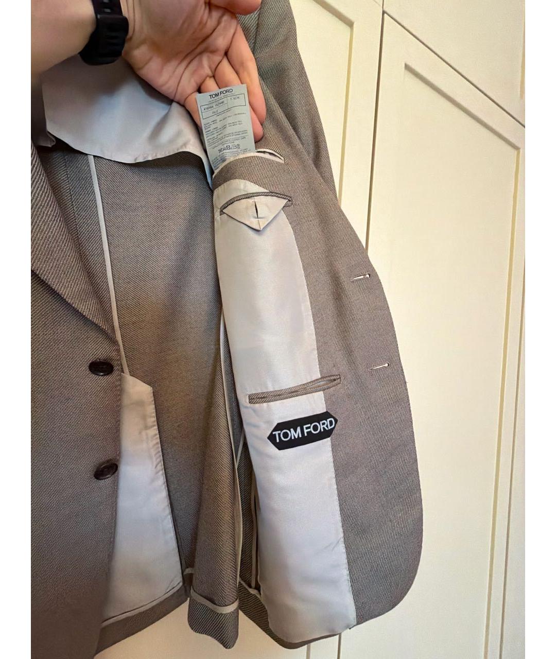 TOM FORD Бежевый пиджак, фото 6